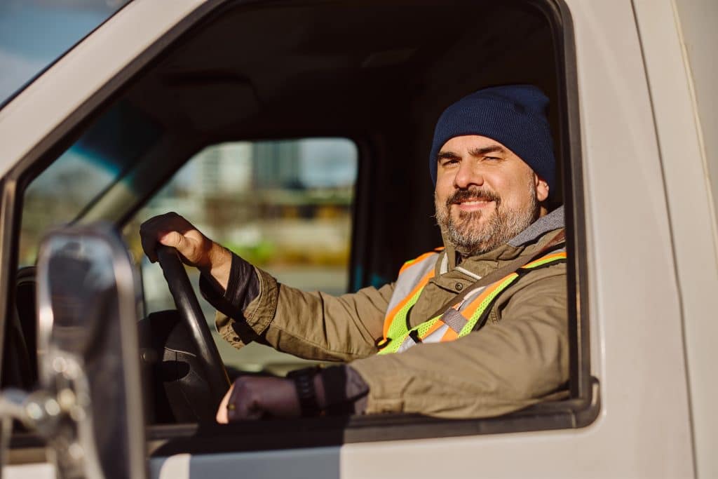 self-employed delivery driver