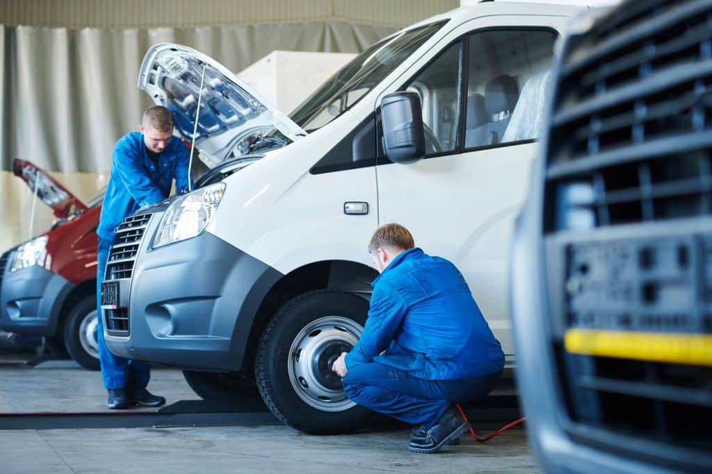 van breakdown